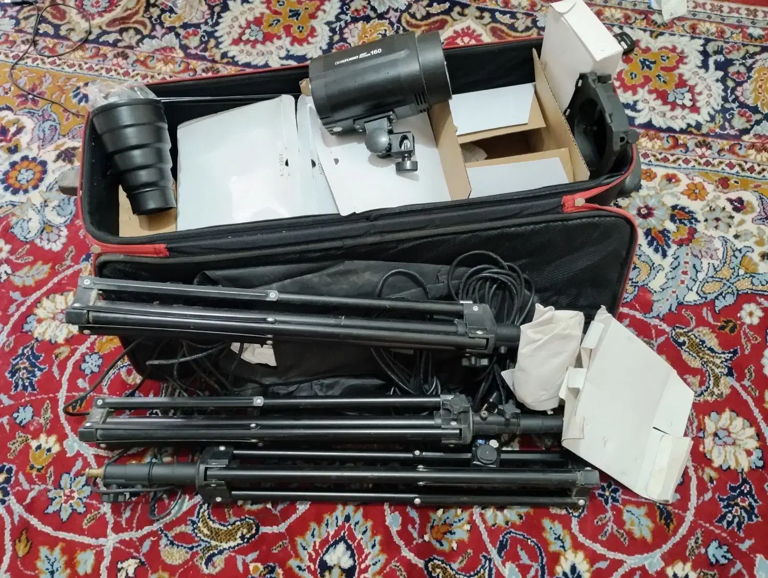 کیت فلاش دیجی استودیو ۱۶۰ ژول|دوربین عکاسی و فیلمبرداری|دزفول, |دیوار