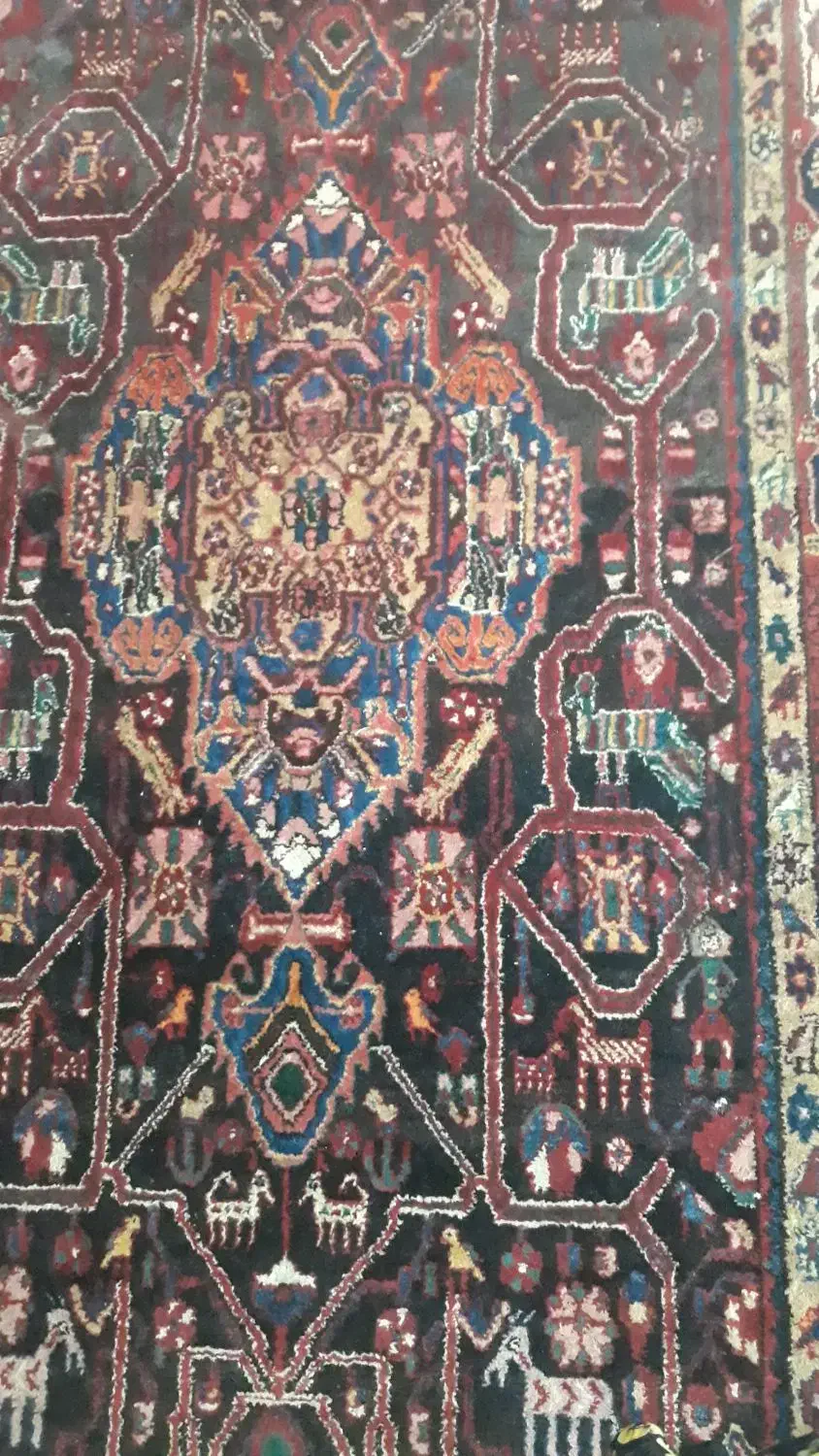 فرش قدیمی باقدمت ۵۰ساله|فرش|الشتر, |دیوار