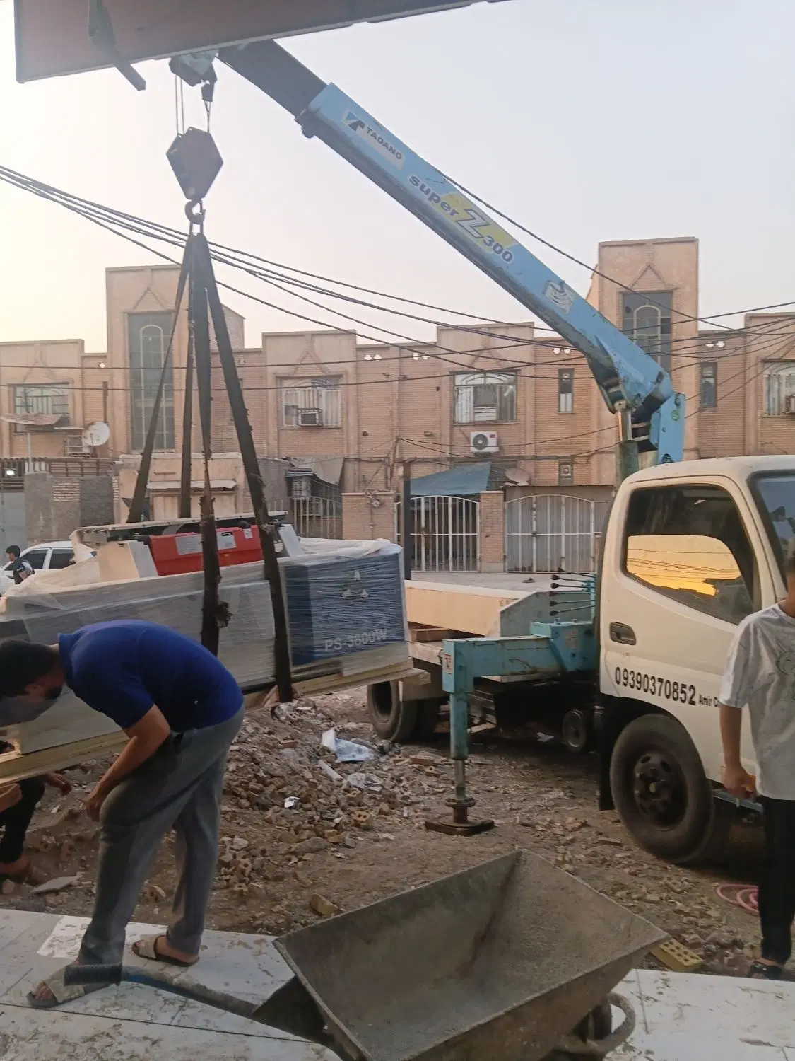 اجاره جرثقیل ۳تن بصورت شبانه روزی|خدمات حمل و نقل|اهواز, آریاشهر|دیوار