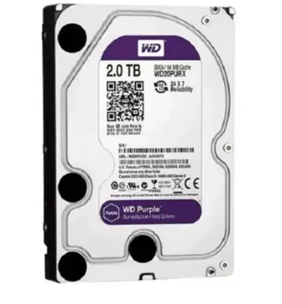 هارد دیسک اینترنال وسترن بنفش 2ترابایت|قطعات و لوازم جانبی رایانه|پردیس, فاز ۸|دیوار