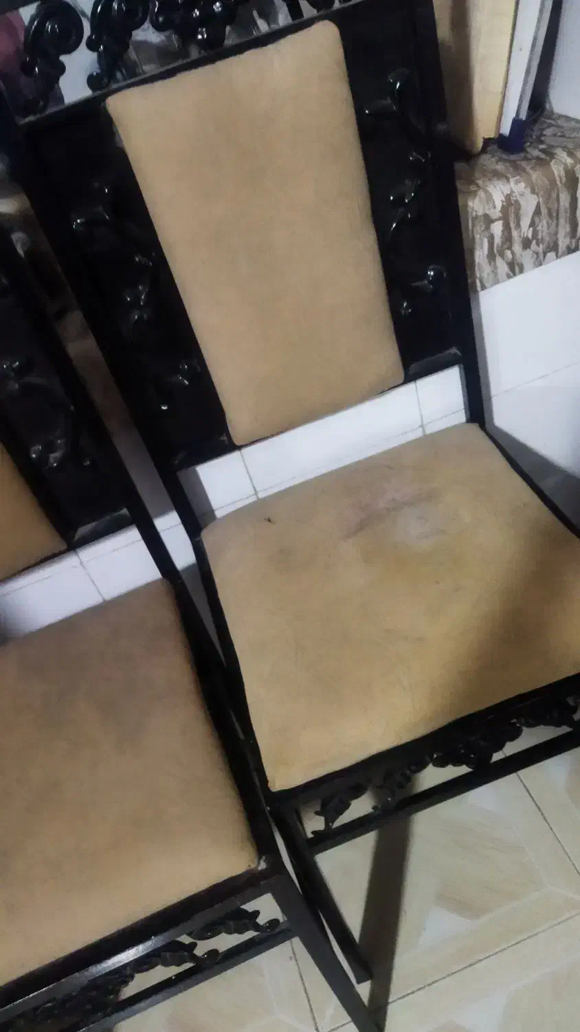2 عدد صندلی فرفورژه 700|میز و صندلی غذاخوری|مشهد, خلق آباد سفلی|دیوار