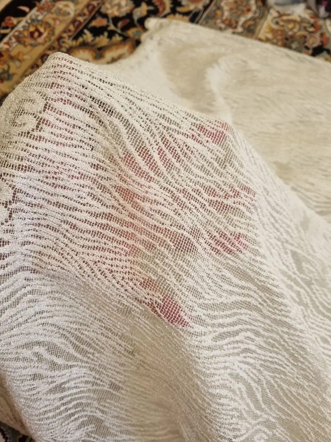 پرده نو چند ماه استفاده  شده|پرده، رانر، رومیزی|زنجان, |دیوار