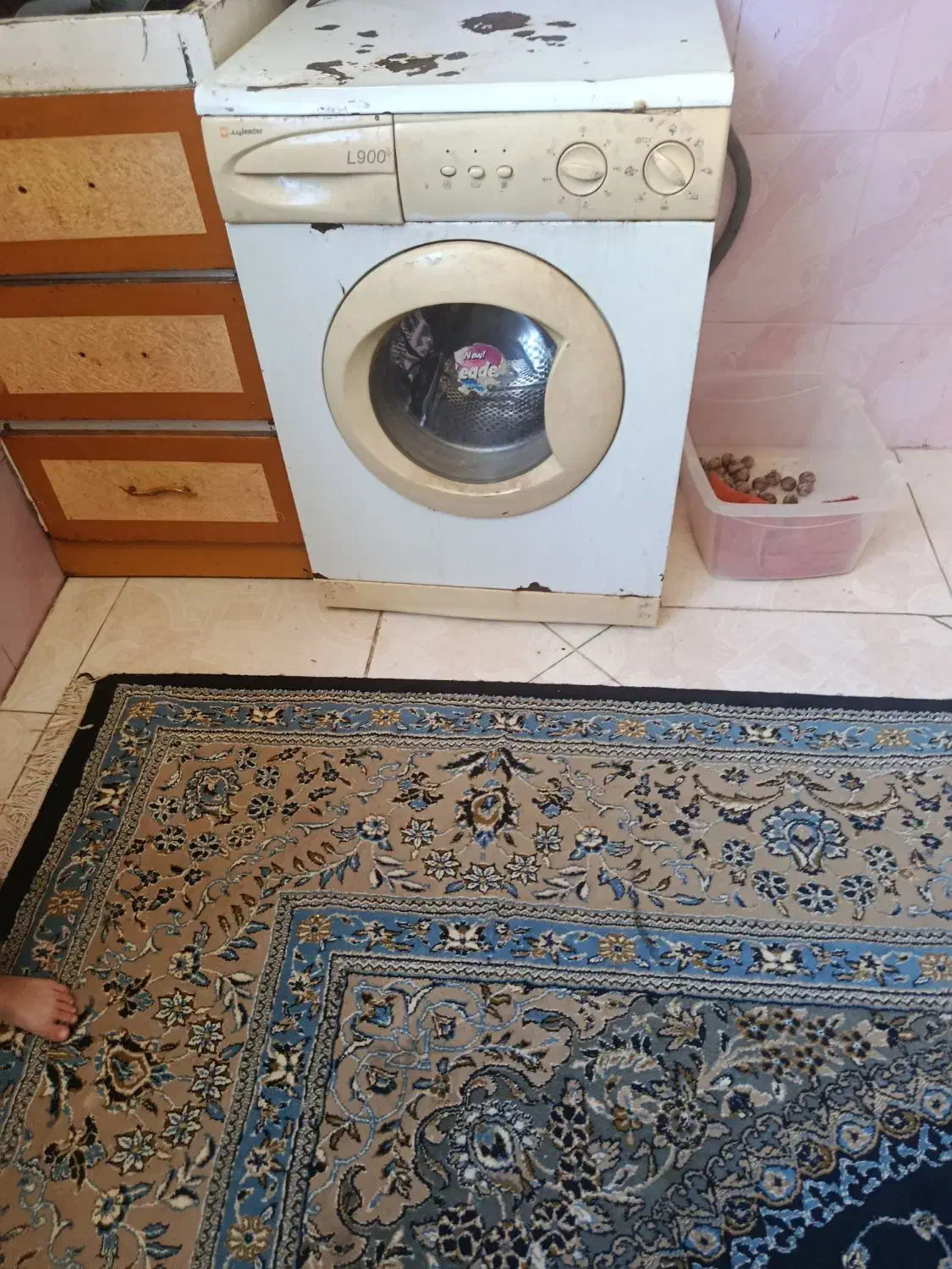 ماشین لباسشویی هفت کیلویی لیدر|ماشین لباسشویی و خشک‌کن لباس|نورآباد, |دیوار