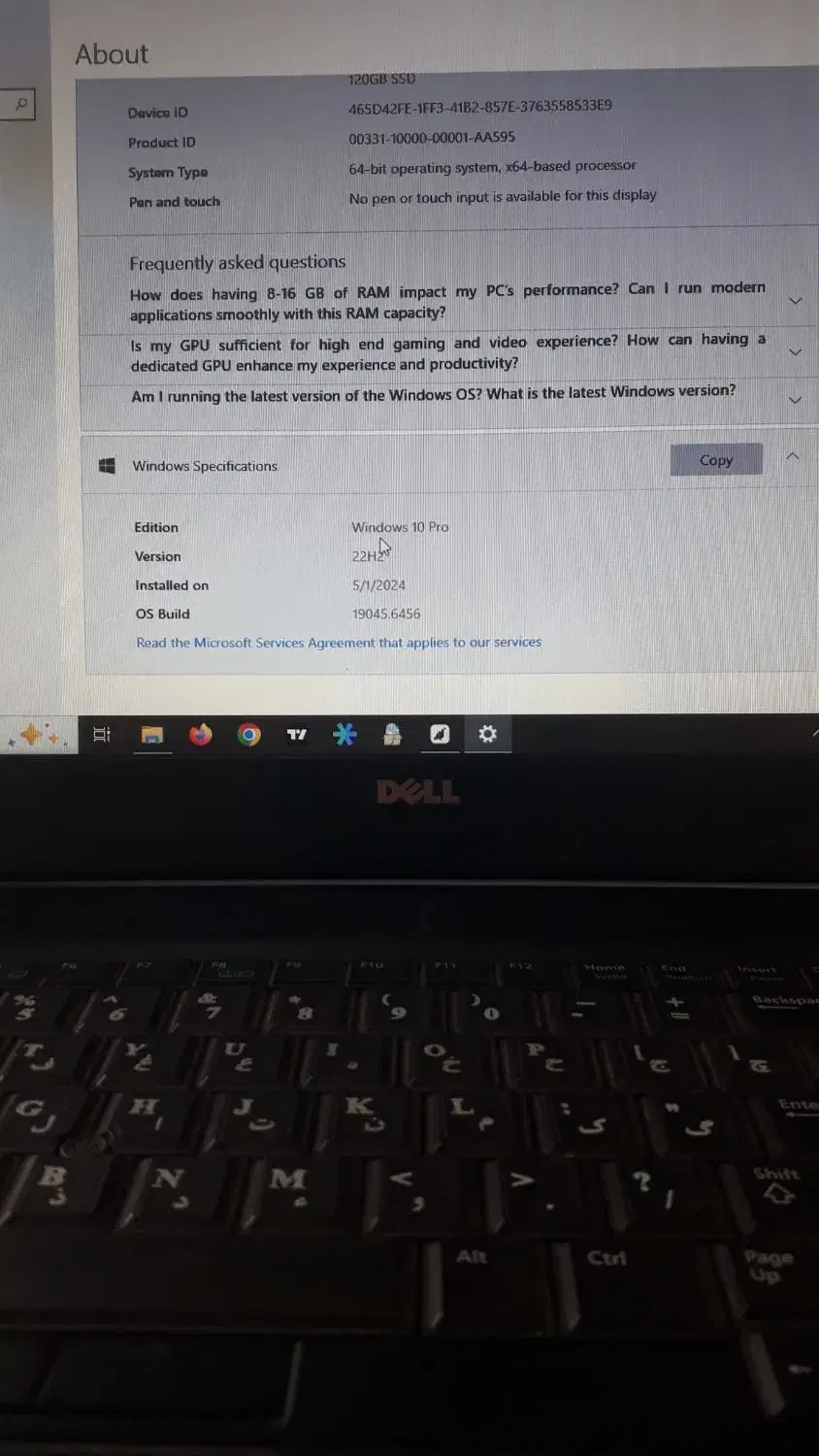 لپ تاپ delll|رایانه همراه|خوی, |دیوار