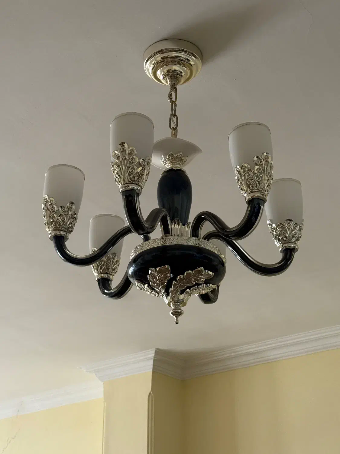 ۲ عدد لوستر شش شعله مشابه|لوستر و چراغ آویز|کلاچای, |دیوار