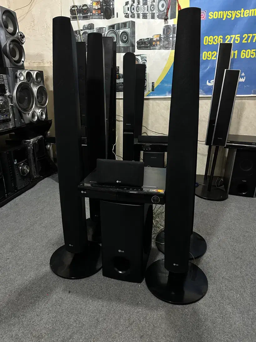 سینما توکارتنی ال جی فلش خوربلوتوثی1000w فول اچ دی|سیستم صوتی خانگی|گرگان, |دیوار