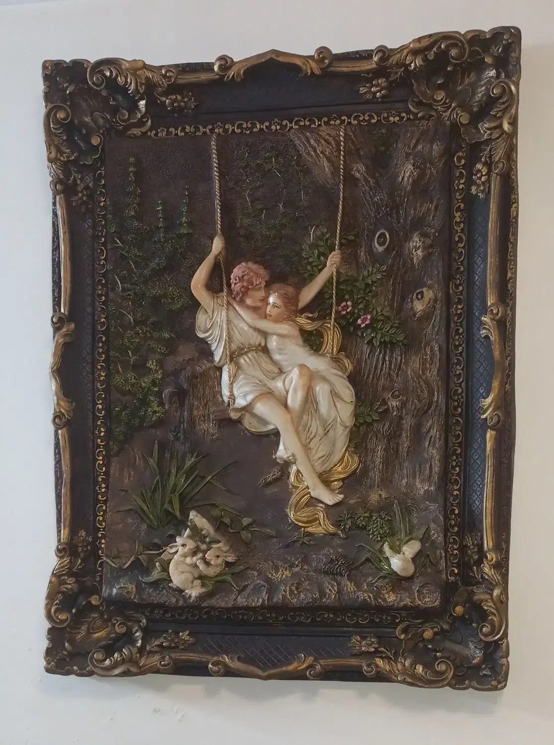 تابلو ادم وحوا  برجسته و بسیار زیبا|تابلو، نقاشی، عکس|تهران, صد دستگاه|دیوار