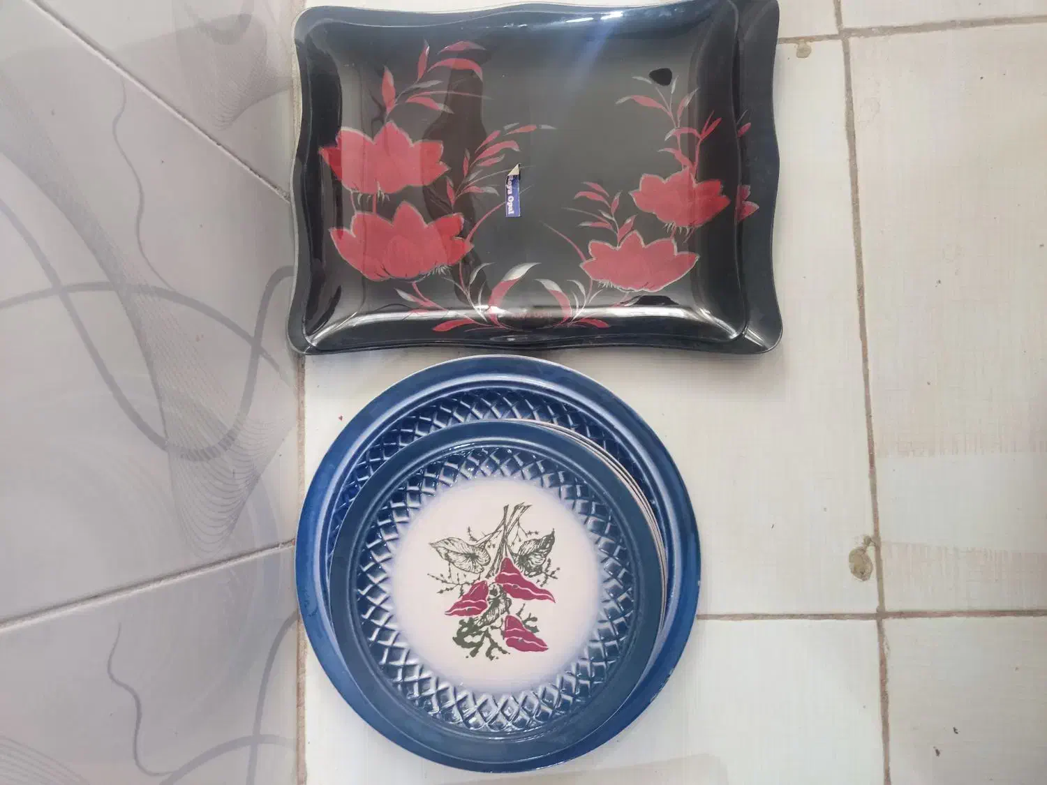 ظرف آرکوپال و سفالی|ظروف سرو و پذیرایی|بیرجند, |دیوار