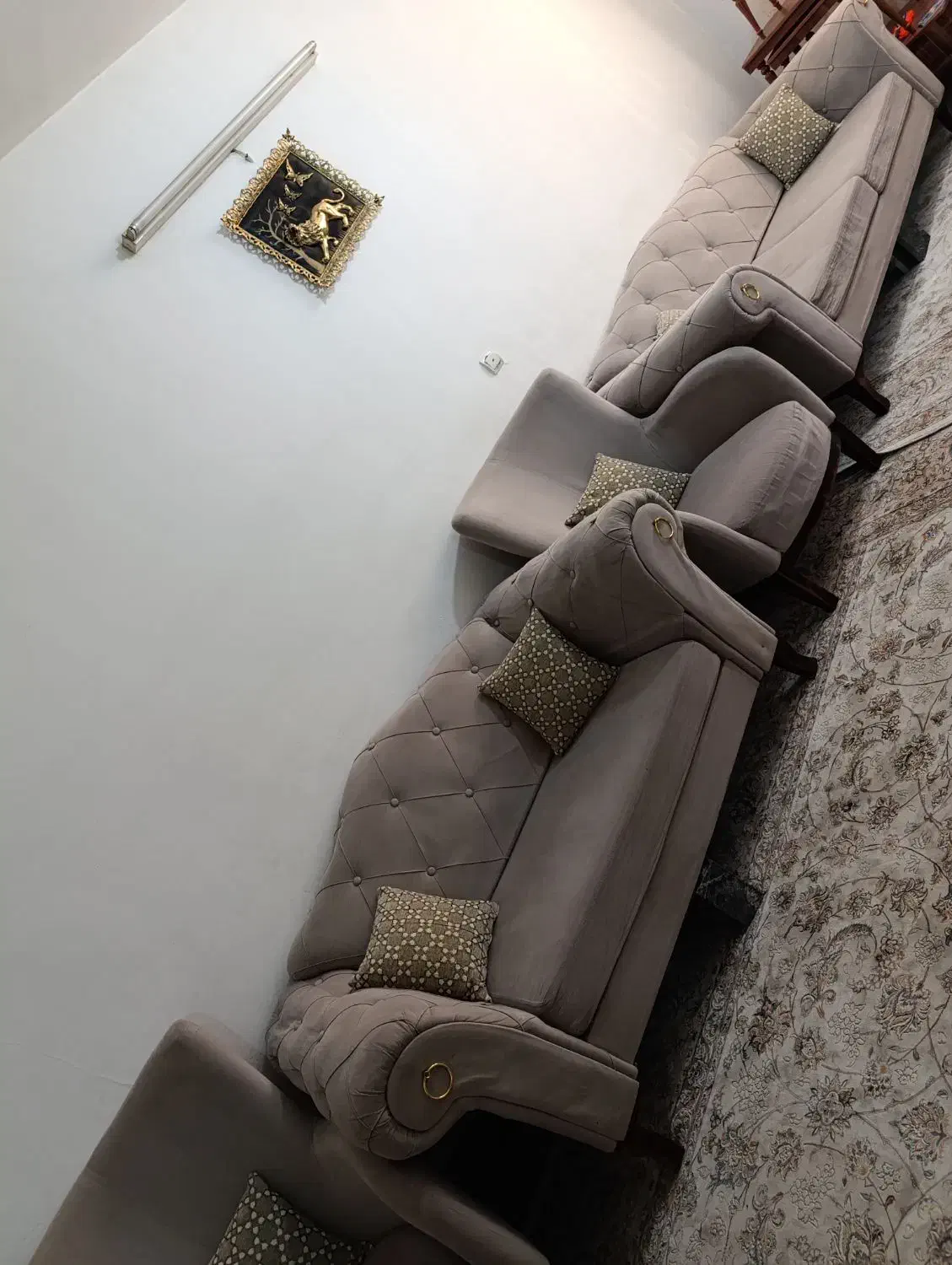 مبلمان ۷نفره|مبلمان خانگی و میز عسلی|قرچک, مجتمع مسکونی طبیعت|دیوار