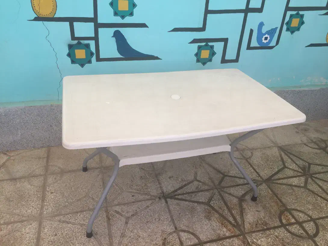 ۶ نفر میز پایه آلومینیوم تولید ناصر|میز و صندلی غذاخوری|همدان, |دیوار