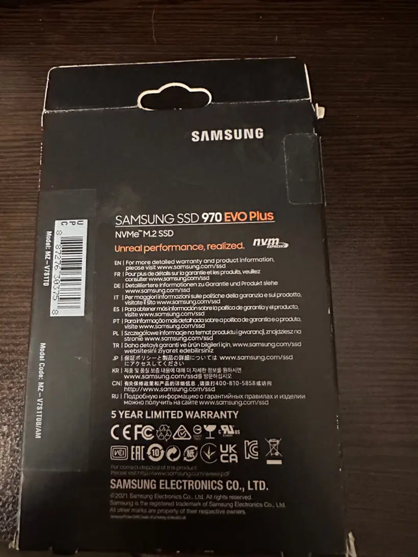 Ssd 970 evo plus 1tb|قطعات و لوازم جانبی رایانه|پرند, فاز ۰|دیوار