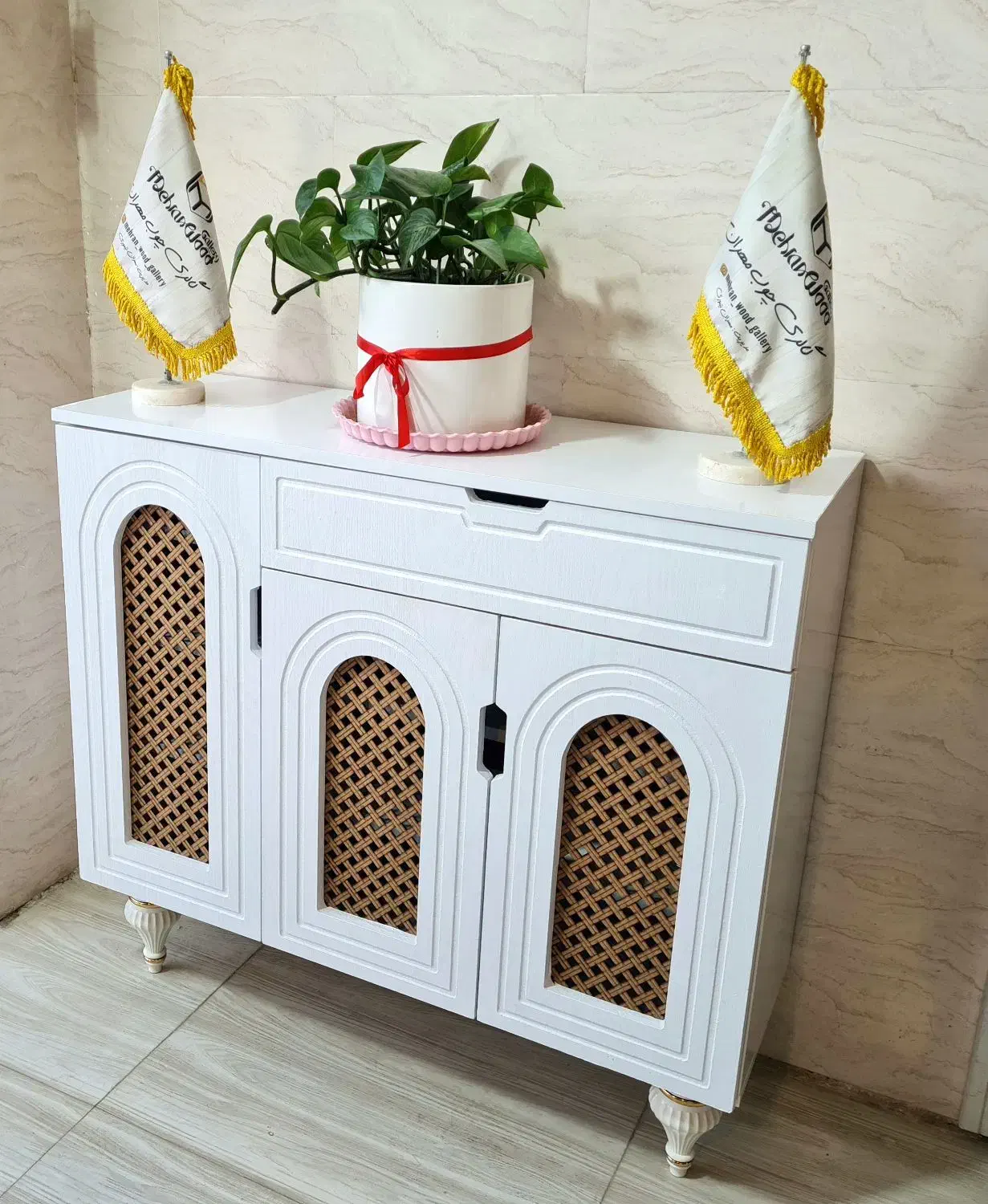 جاکفشی مدل حصیری وکیوم جا کفشی رنگبندی قیمت واقعی|جاکفشی، کمد، دراور|مشهد, خواجه ربیع|دیوار