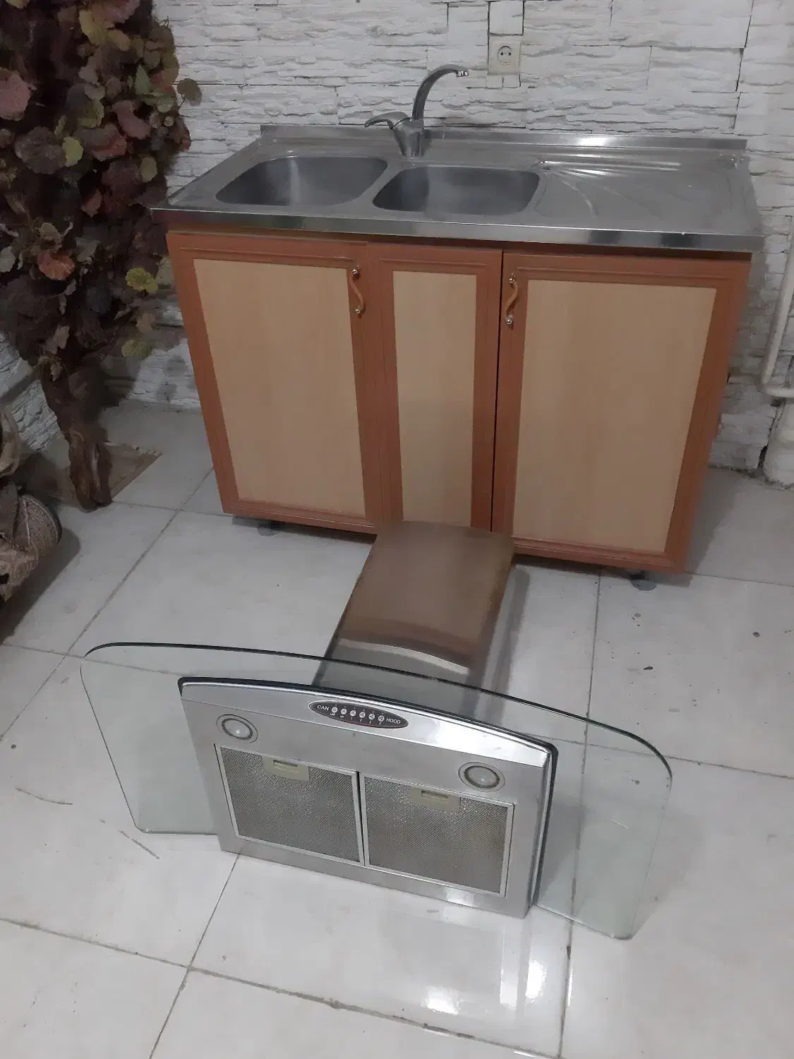 سینگ ظرفشویی کامل باشیراهرمی وهودموتورتوبوکن|مصالح و تجهیزات ساختمان|خوی, |دیوار