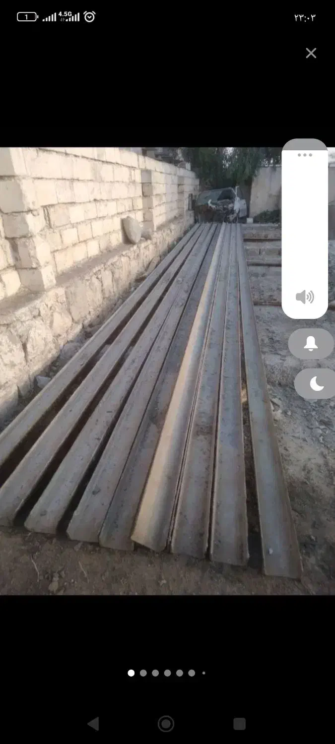 خرید آهن آلات مصرفی ضایعات تیرآهن ورق درب پنجر|مصالح و تجهیزات ساختمان|شوش, |دیوار