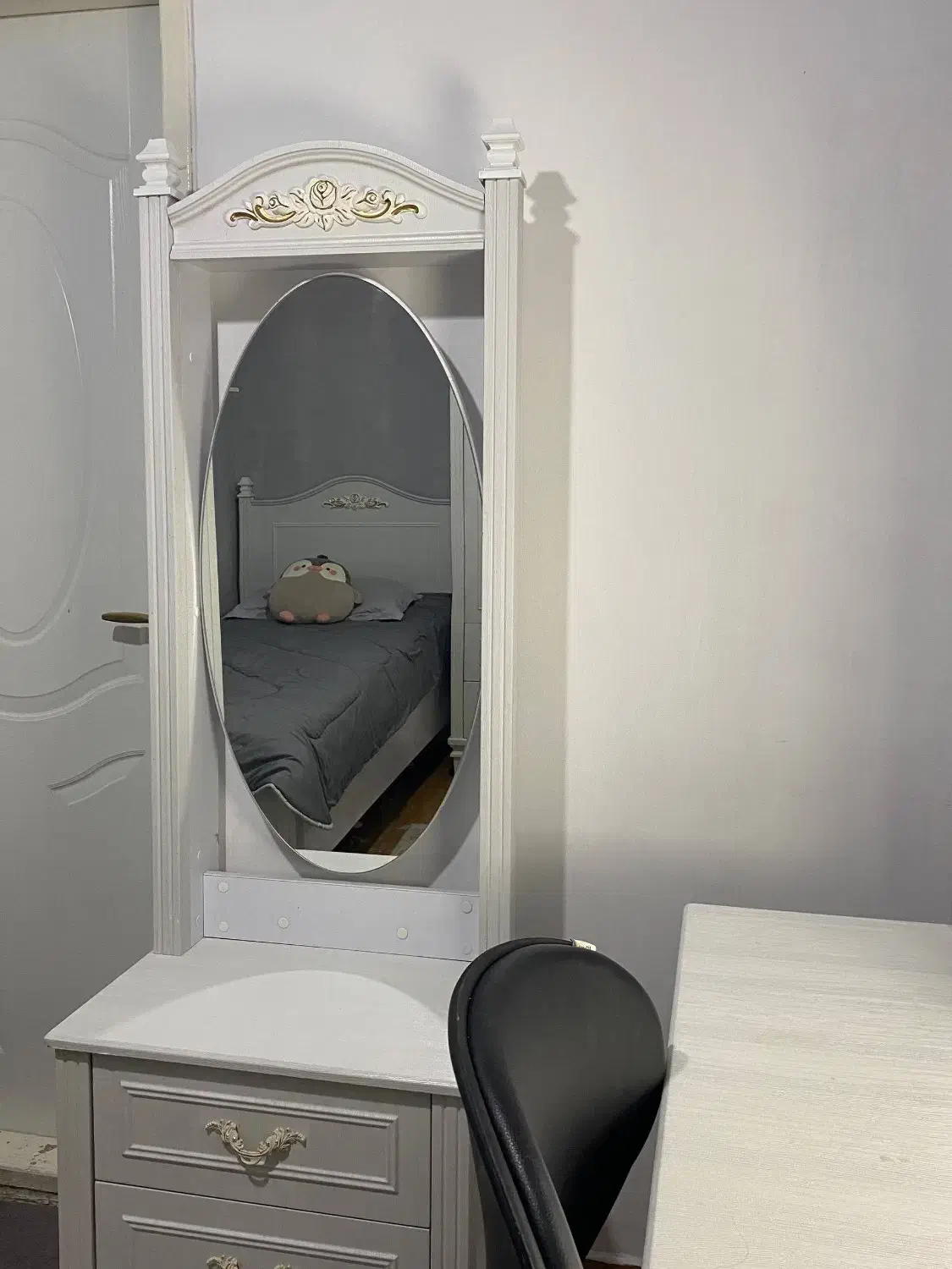 سرویس خواب نوجوان لیدی ساحل چوب در حد نو|تخت و سرویس خواب|تهران, مینی‌سیتی (شهرک نفت)|دیوار