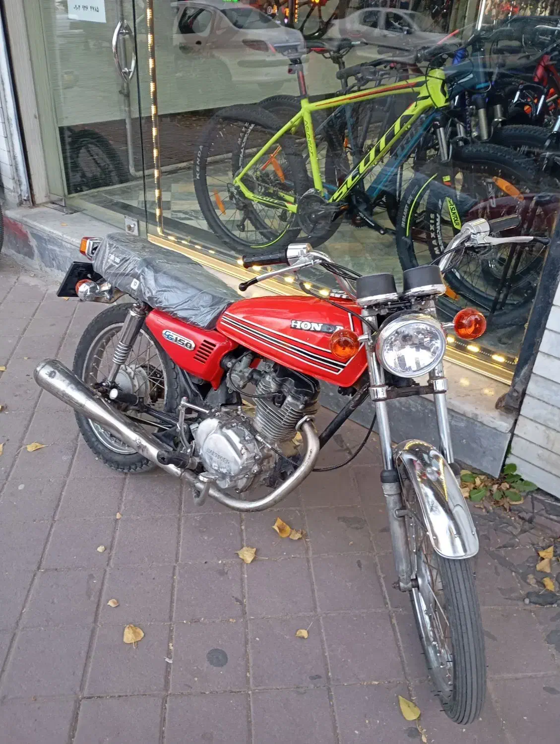 هوندا مزایده125پیستون بزرگ|موتورسیکلت|اردبیل, |دیوار