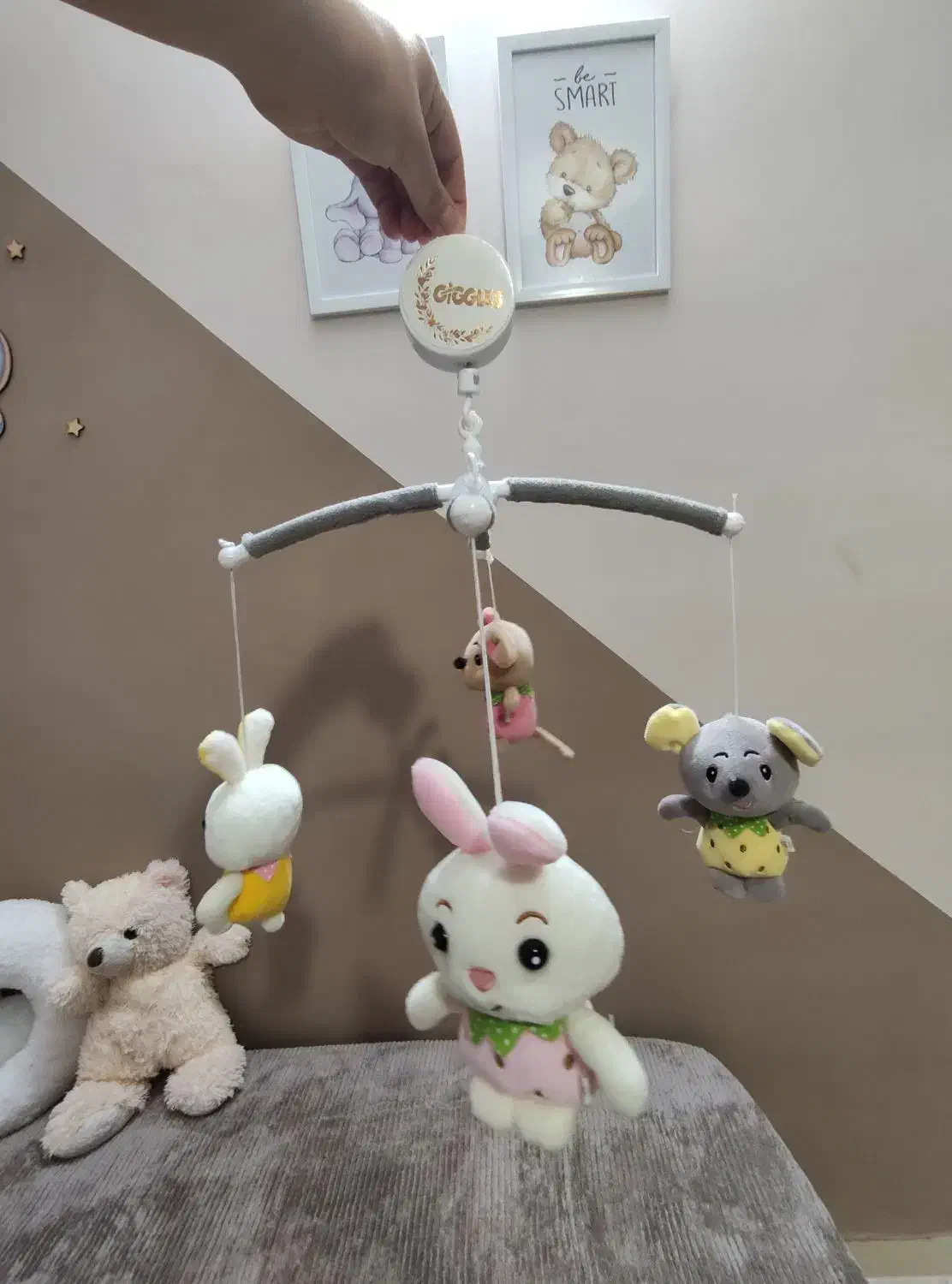 آویز موزیکال تخت کودک|اسباب و اثاث بچه|گرگان, |دیوار