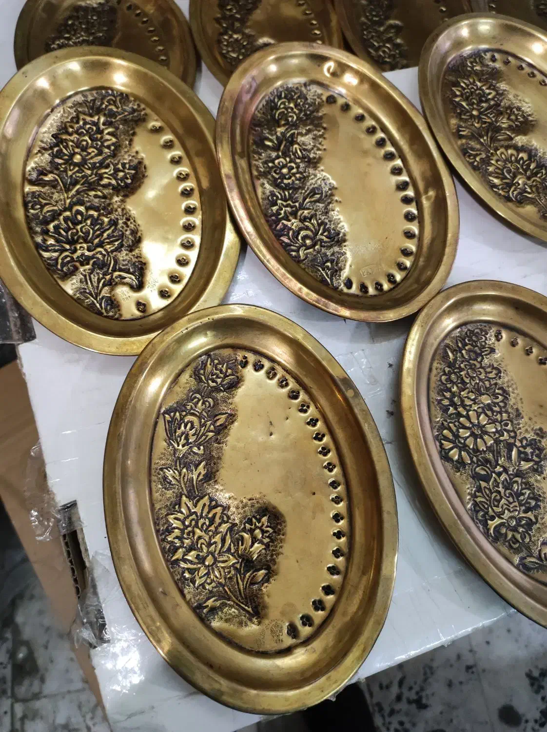 قند پهلو روسی قلم‌زده کمیاب|کلکسیون اشیاء عتیقه|ساری, |دیوار