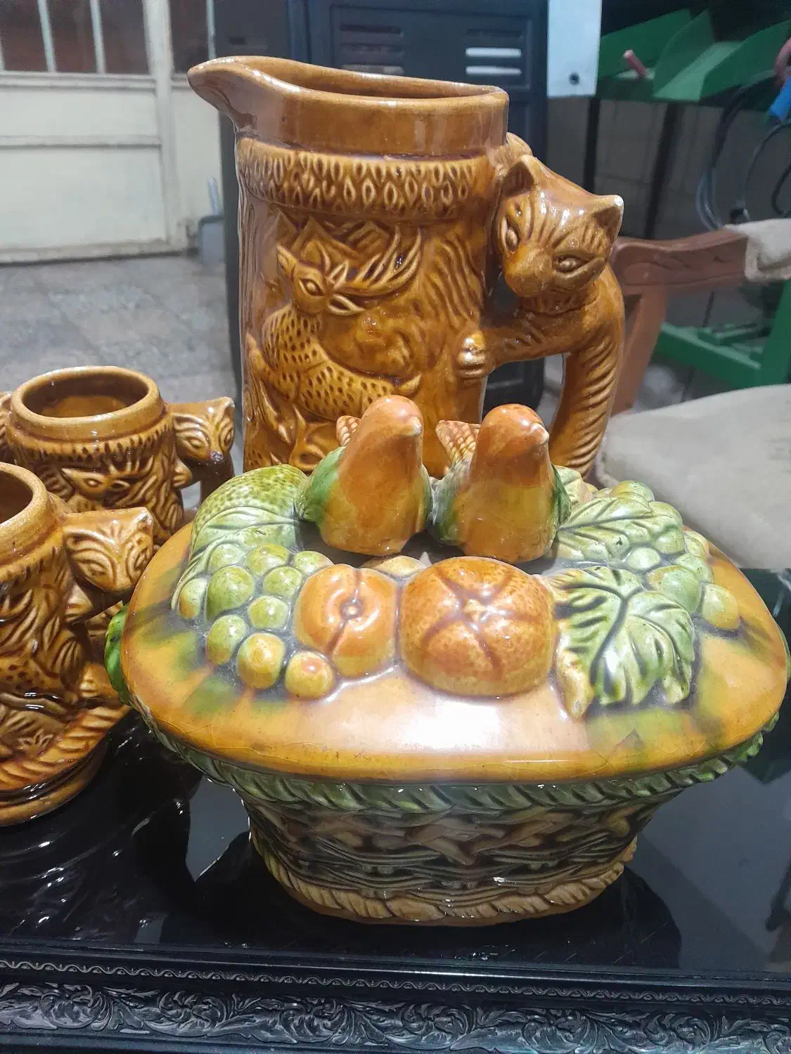 یک دست کامل|کلکسیون اشیاء عتیقه|ممقان, |دیوار