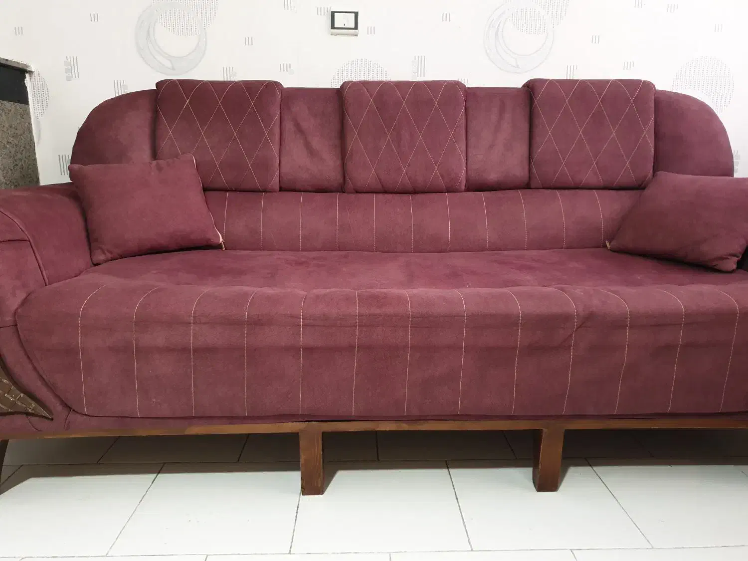 مبلمان ۷نفره چستر کاملا سالم و تمیز|مبلمان خانگی و میز عسلی|تهران, تهرانسر مرکزی|دیوار