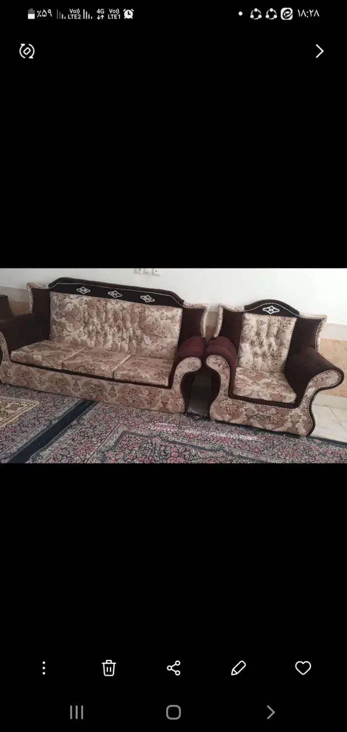 مبل|مبلمان خانگی و میز عسلی|رفسنجان, |دیوار