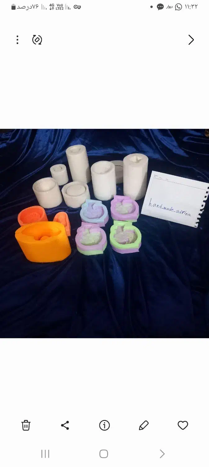 قالب سیلیکونی همراه با رنگ شاپان لاک سنگ و...|صنایع دستی و سایر لوازم تزئینی|مرودشت, تخت جمشید|دیوار