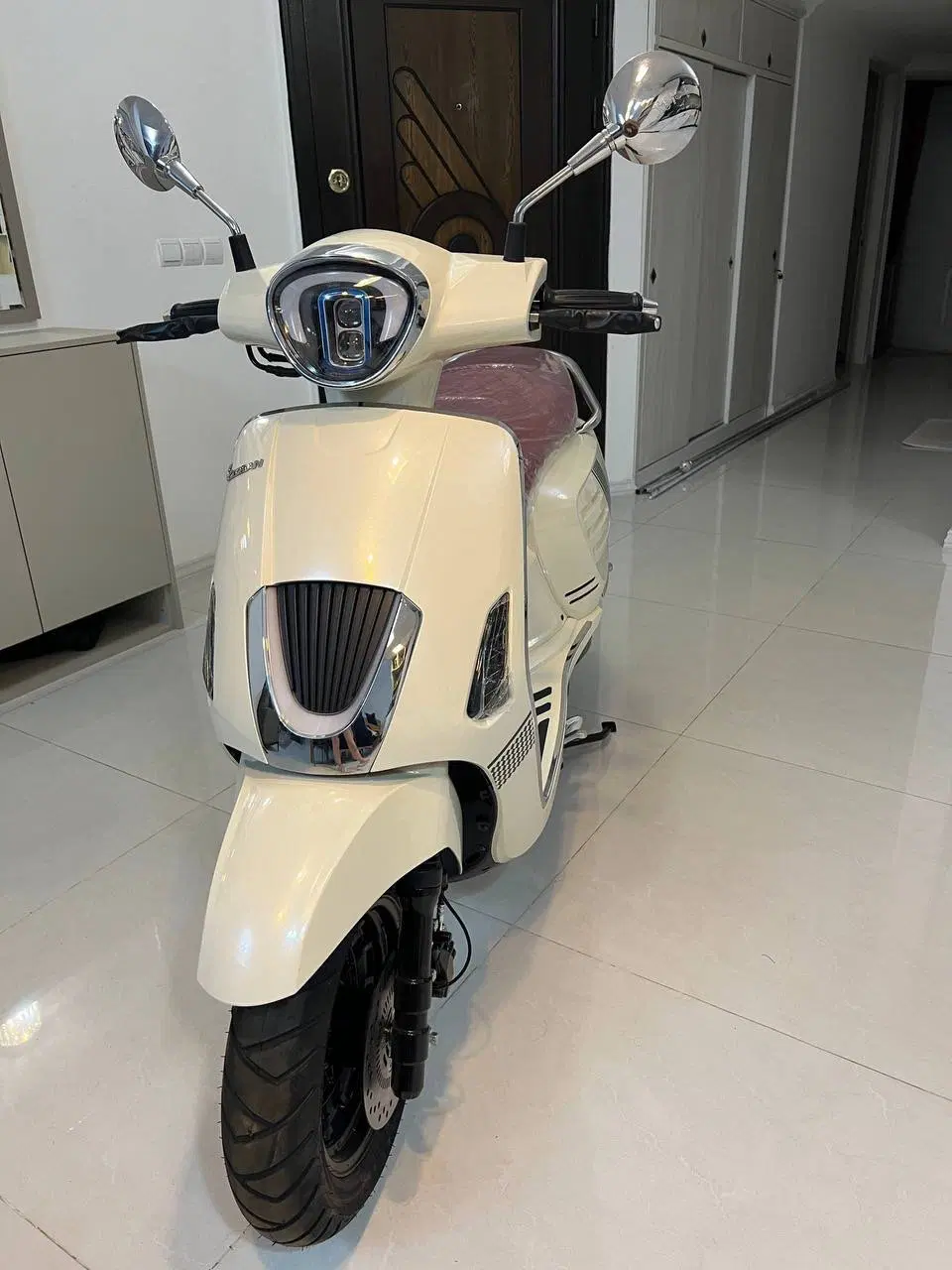 Tucan vespa|موتورسیکلت|ساری, |دیوار