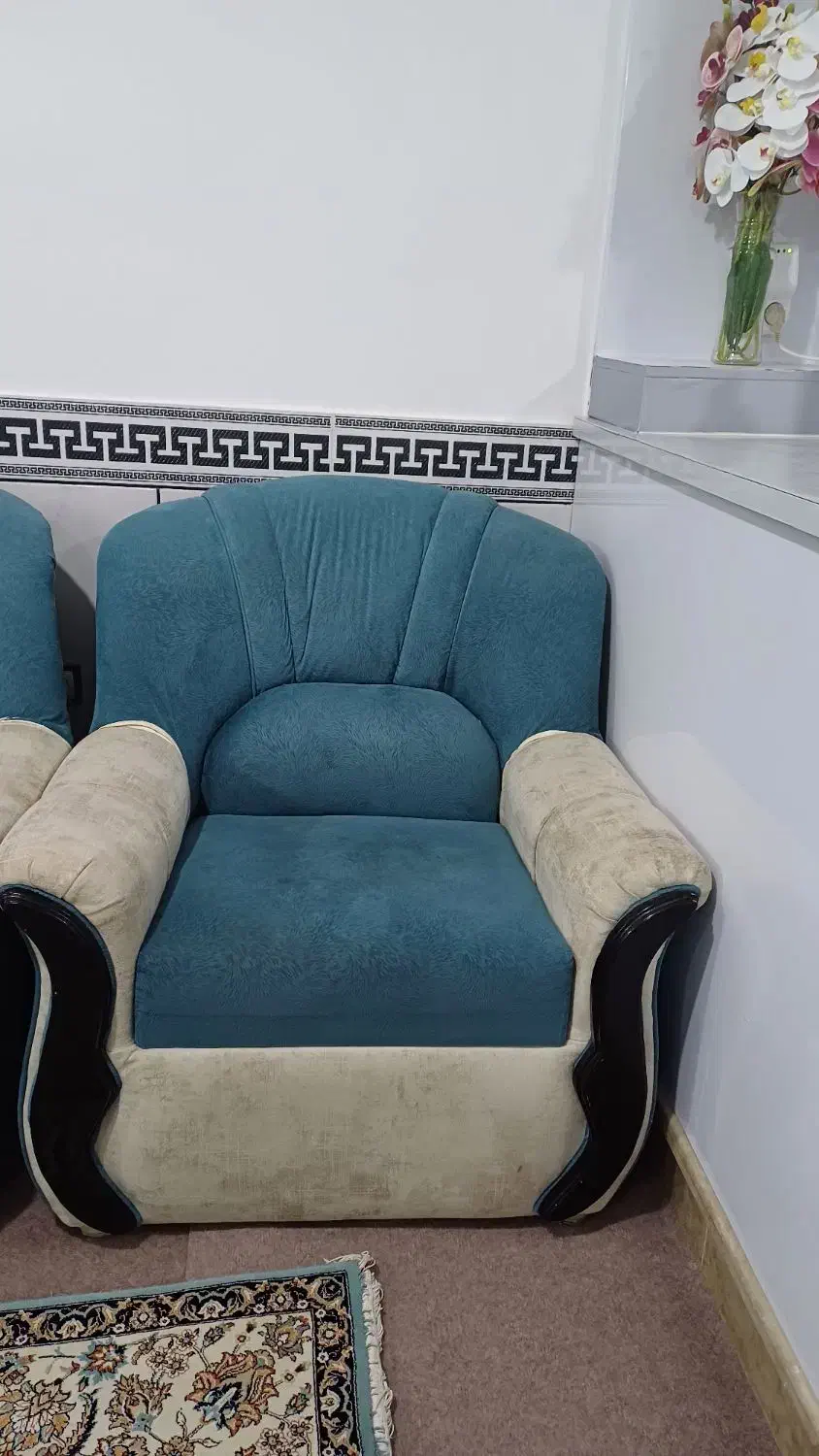 مبل ۷نفره|مبلمان خانگی و میز عسلی|خرمدره, |دیوار