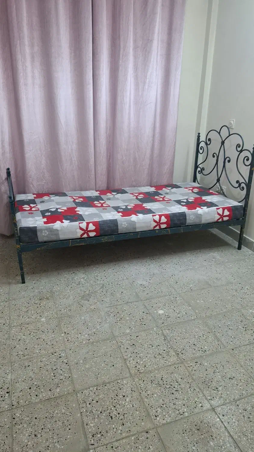 تخت فرفورژه یکنفره|تخت و سرویس خواب|تهران, صد دستگاه|دیوار