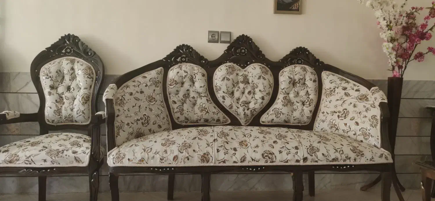 مبل سلطنتی نو|مبلمان خانگی و میز عسلی|قائن, |دیوار