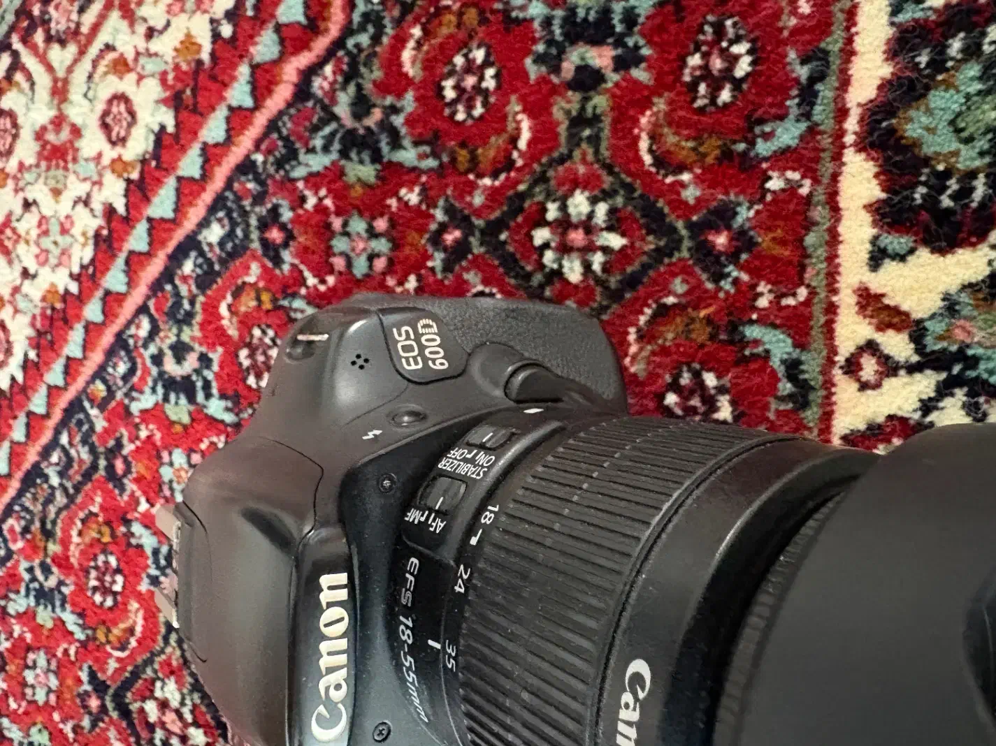 دوربین کنون 600D با لنز55|دوربین عکاسی و فیلم‌برداری|زنجان, |دیوار