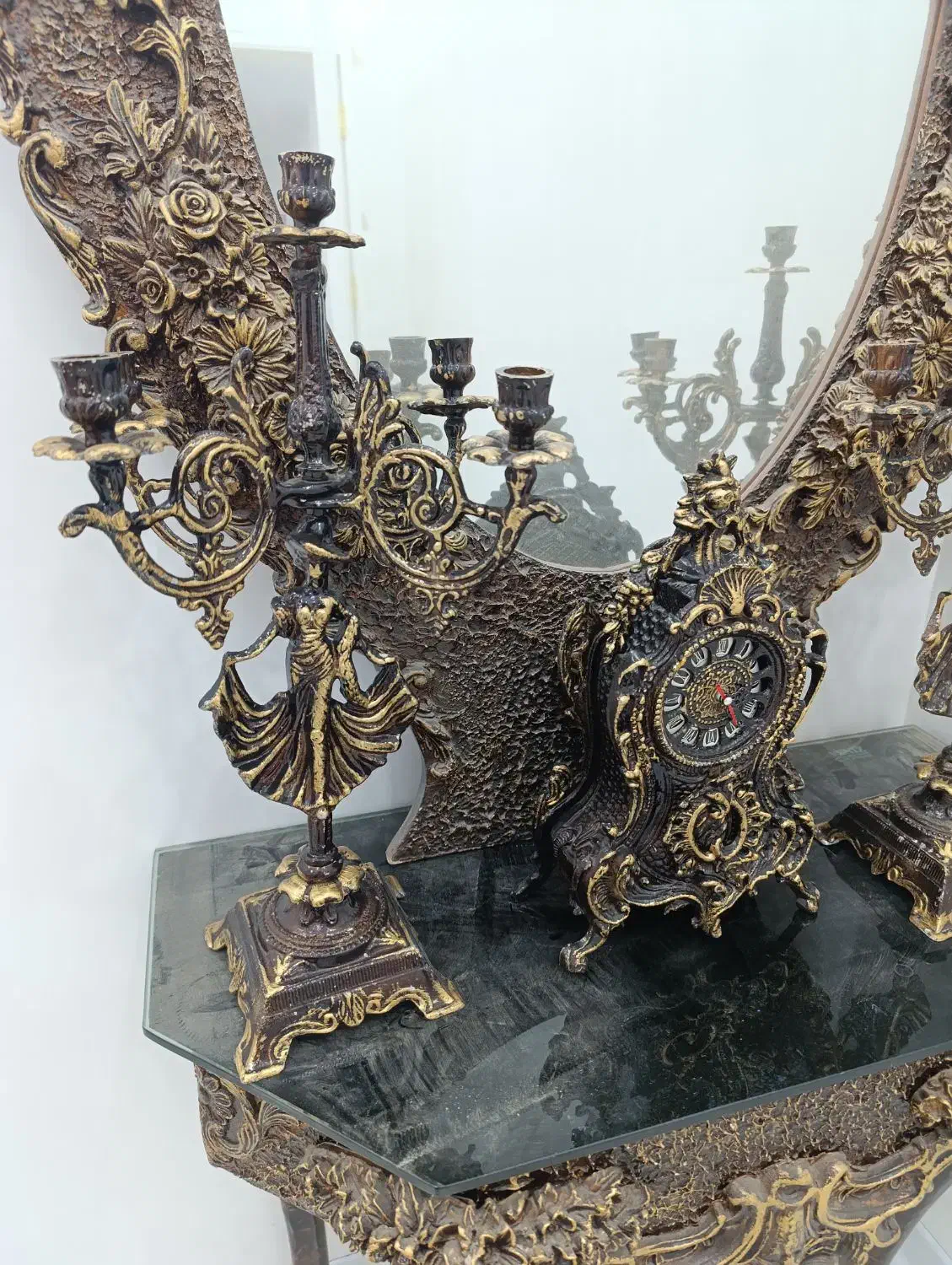 کنسول و آینه|بوفه، ویترین، کنسول|هشتگرد, شهرک دانش|دیوار