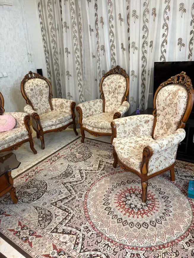 مبل استیل در حد نو|مبلمان خانگی و میز عسلی|قم, سالاریه|دیوار