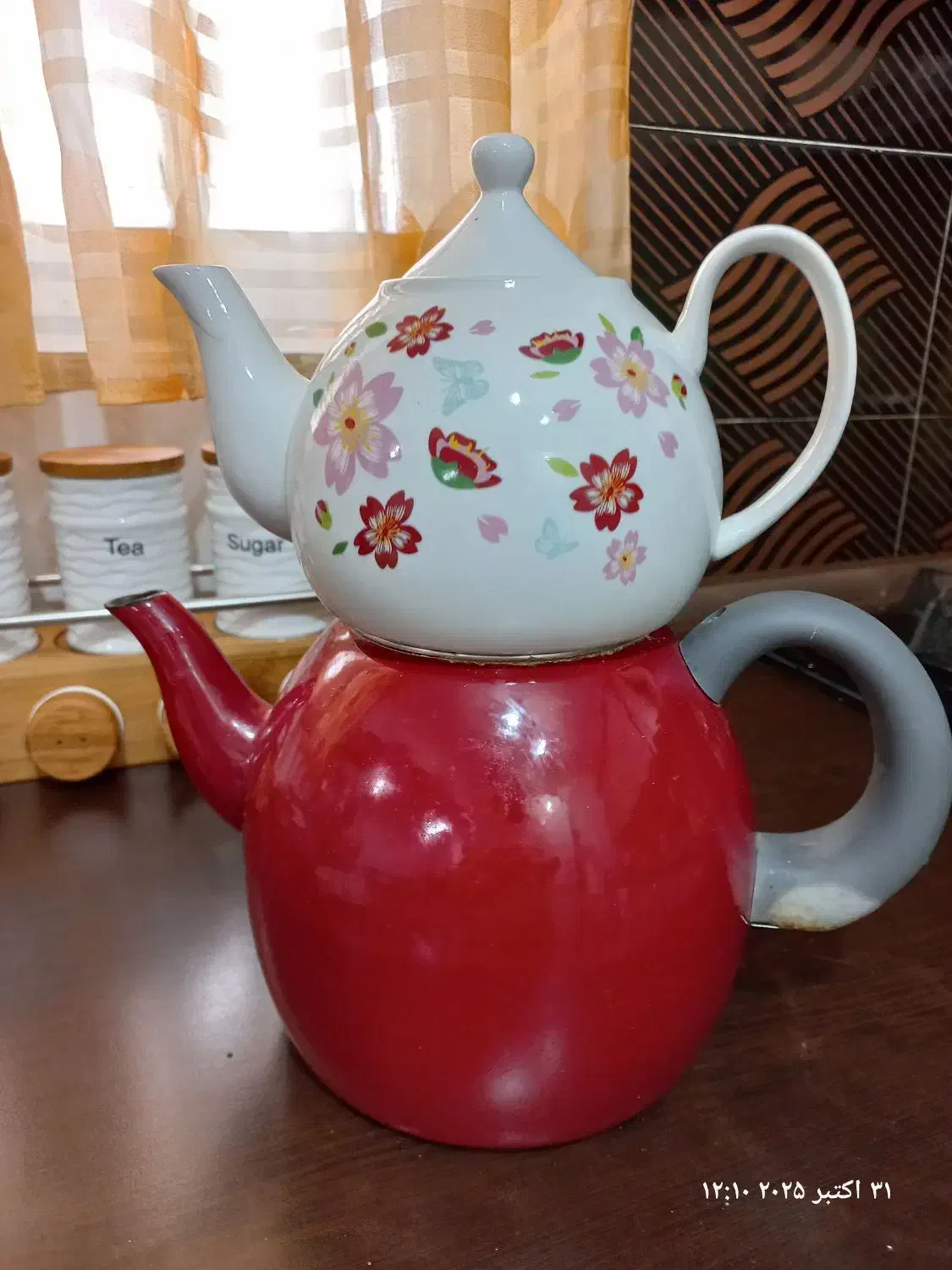 قوری و کتری لعاب|قوری، کتری، قهوهساز دستی|رشت, کوی جام جم|دیوار