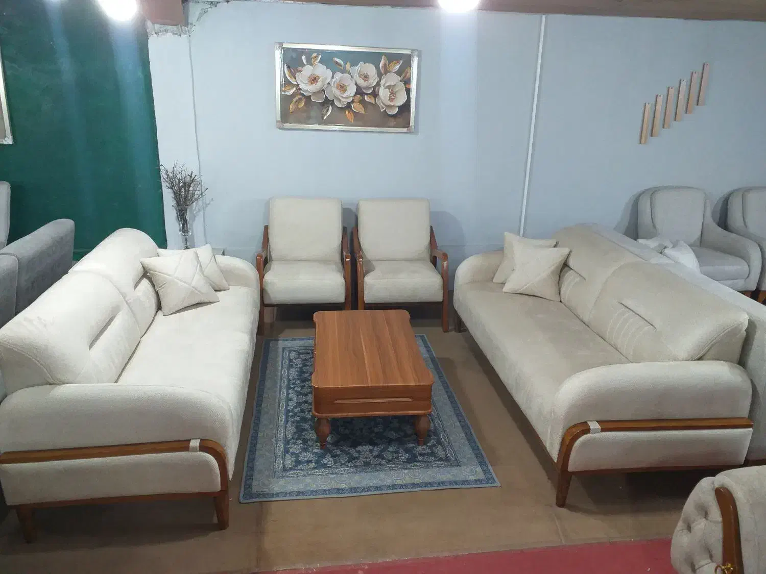 مبل آرکا کد ۱۶۰۰. پارچه تدی. چکی بدون سود|مبلمان خانگی و میز عسلی|ساری, |دیوار