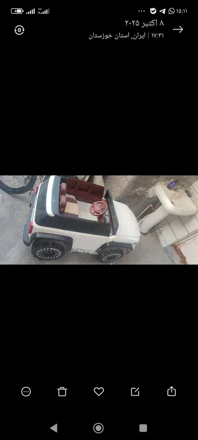 ماشین شارژی|اسباب‌بازی بچه|رامهرمز, |دیوار