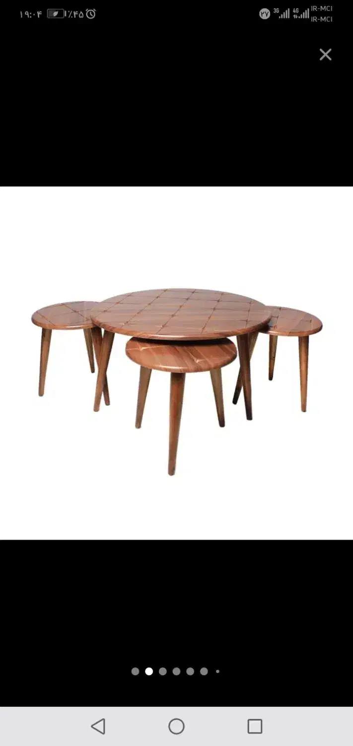 جلو مبلی گرد و مستطیل|مبلمان خانگی و میز عسلی|یزد, |دیوار