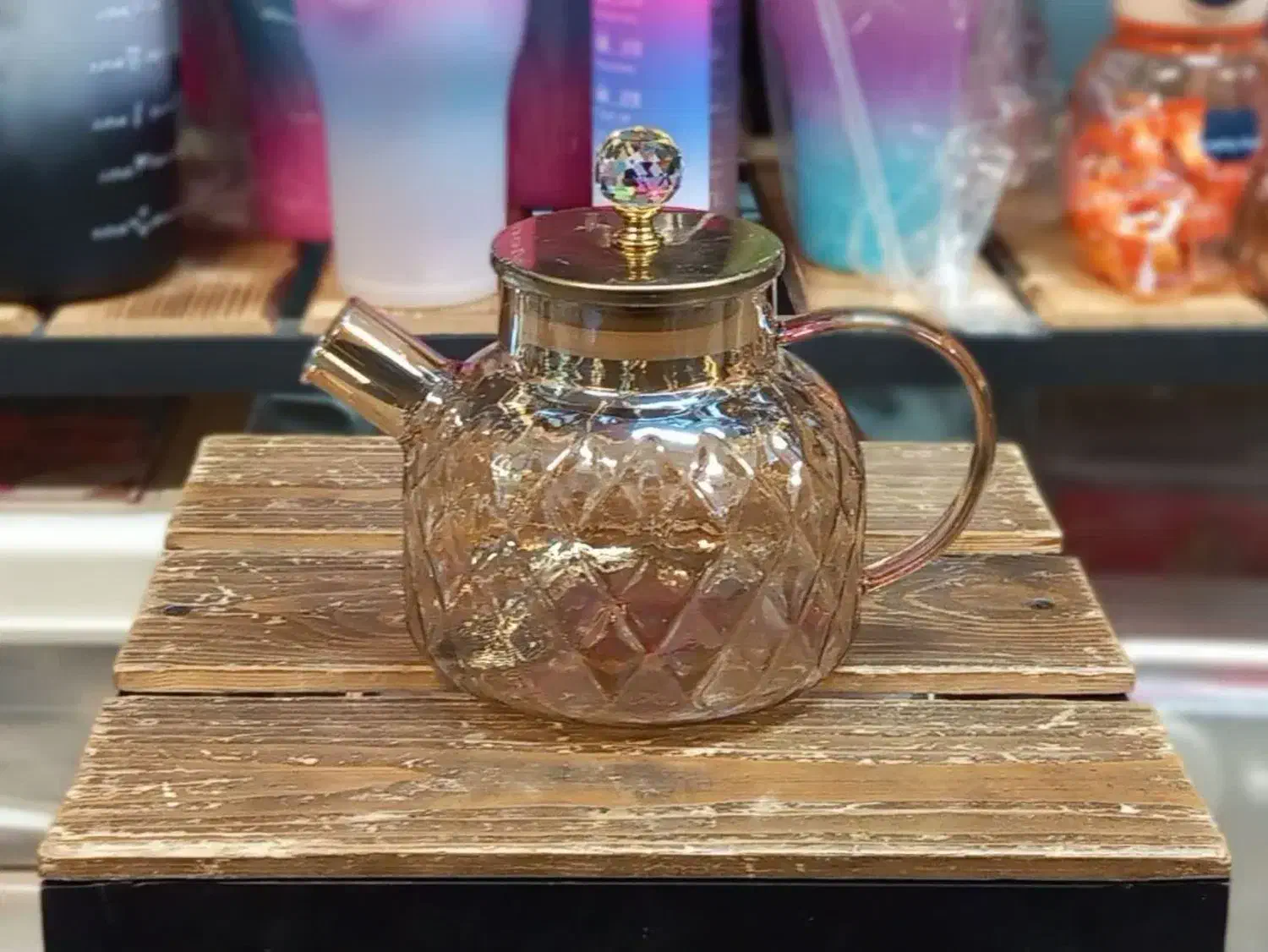 قوری شامپاینی ۱ لیتری(گالری کوروش)|حراج|بیرجند, |دیوار