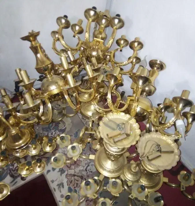 فروش و خریدار برنجی آینه شمعدان سمساری برنزهمه جا|بوفه، ویترین، کنسول|نسیمشهر, |دیوار