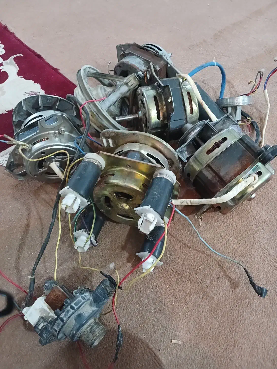 موتور ماشین لباسشویی شویی اصلی سیم مسی|ماشین لباسشویی و خشککن لباس|مسجد سلیمان, |دیوار