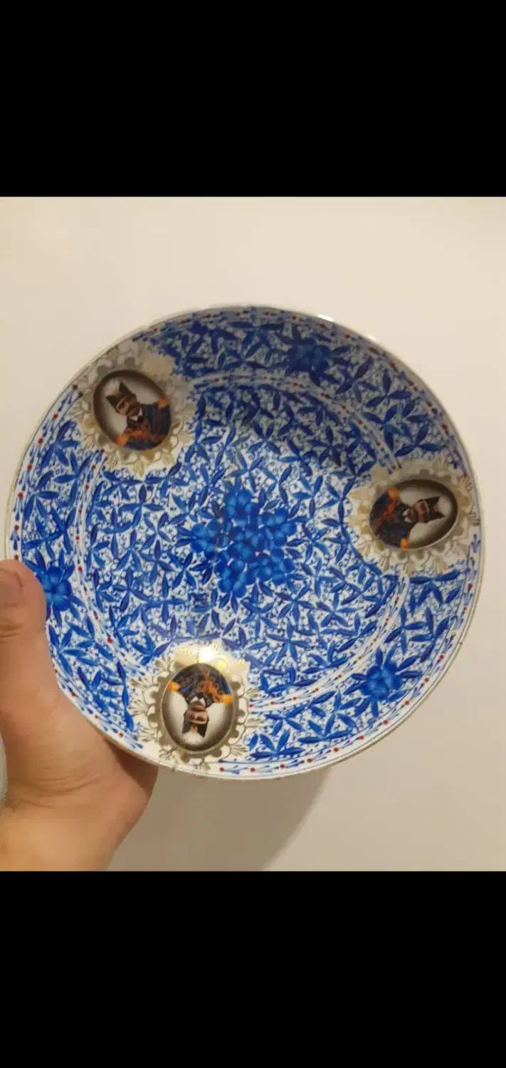 لگن قدیمی یزدی|کلکسیون اشیاء عتیقه|زنجان, |دیوار