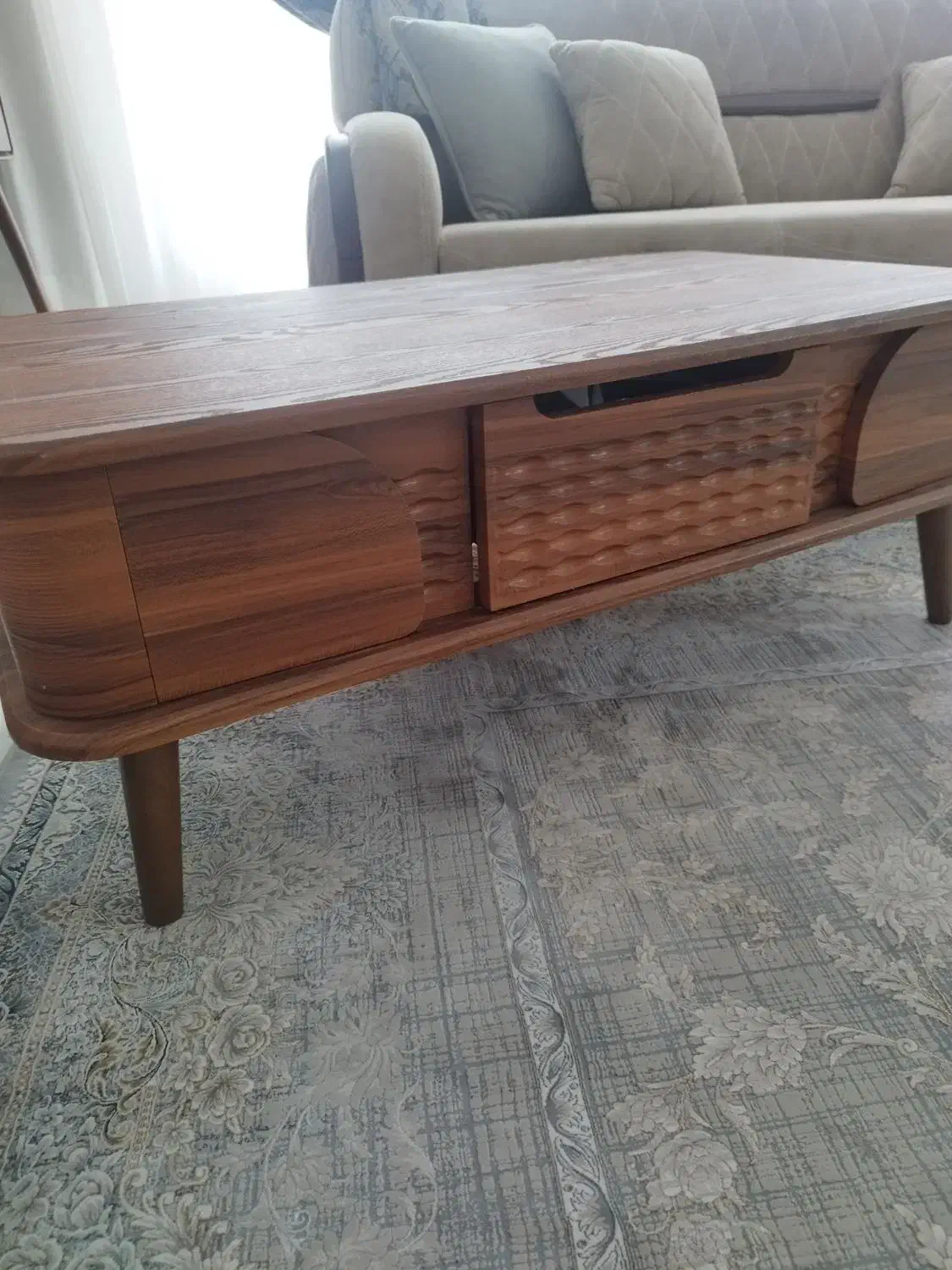 میز جلومبلی با سه عددعسلی|مبلمان خانگی و میز عسلی|رشت, علی آباد|دیوار