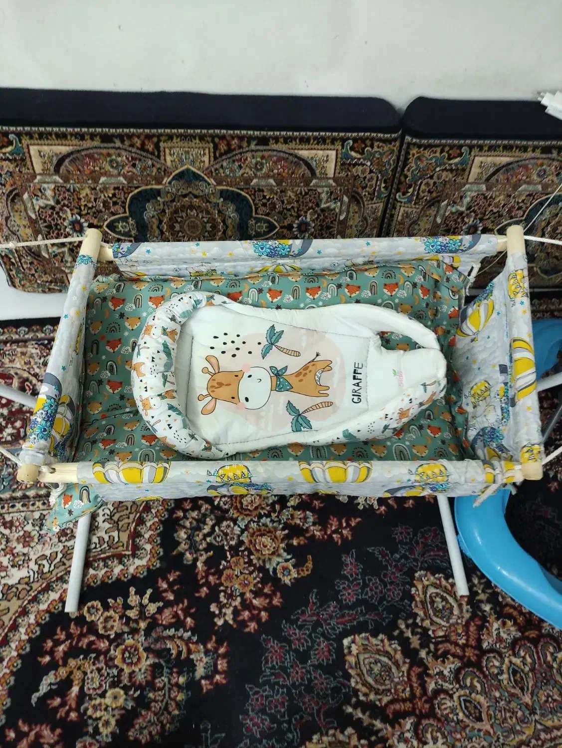 گهواره همراه با ساک حمل|کالسکه و لوازم جانبی|قزوین, |دیوار