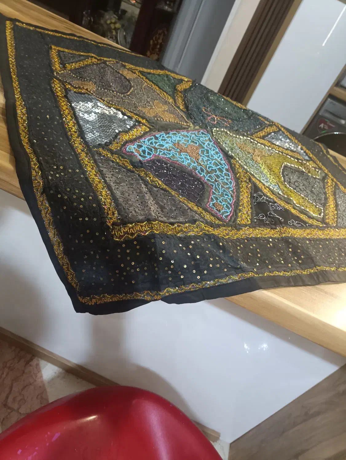 سه عدد رومیزی هندی|پرده، رانر، رومیزی|تهران, نیلوفر|دیوار