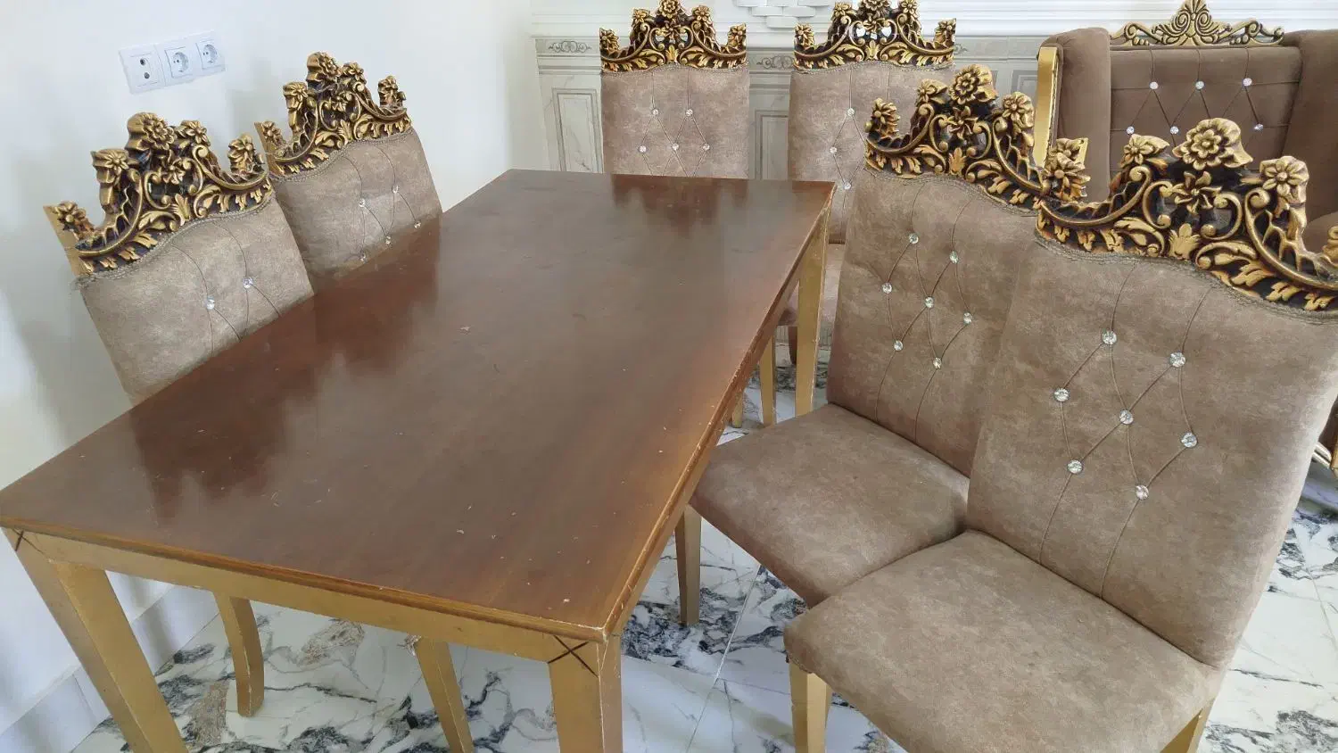 مبل غذا خوری|میز و صندلی غذاخوری|بندر امام خمینی, |دیوار