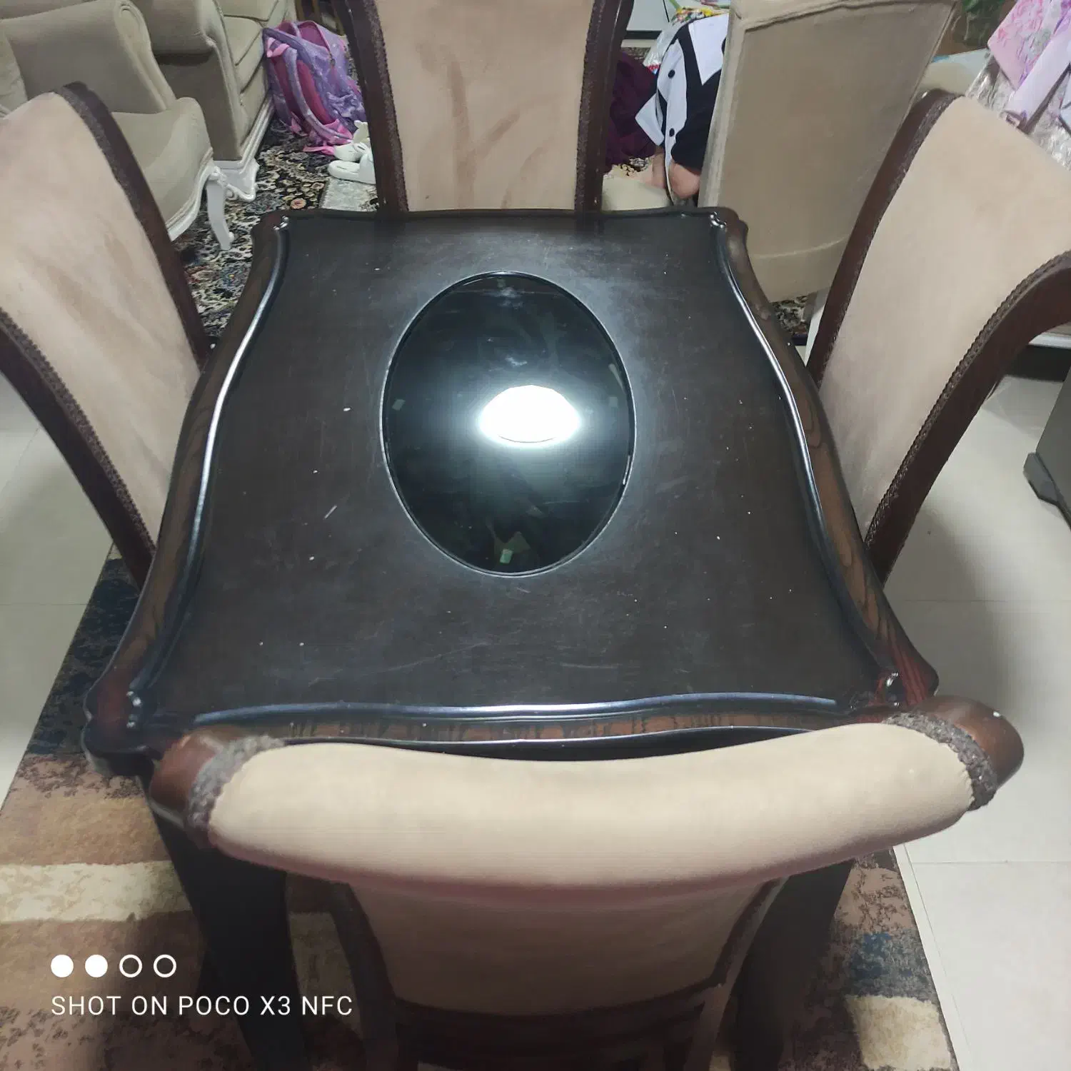 میزناهار خوری چهار نفره|میز و صندلی غذاخوری|ساری, |دیوار