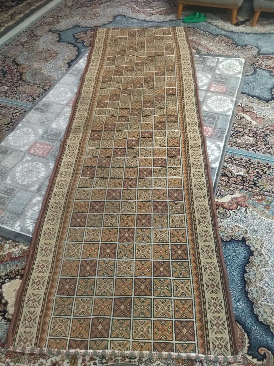 قالیچه وکناره|فرش|کهریزک, |دیوار