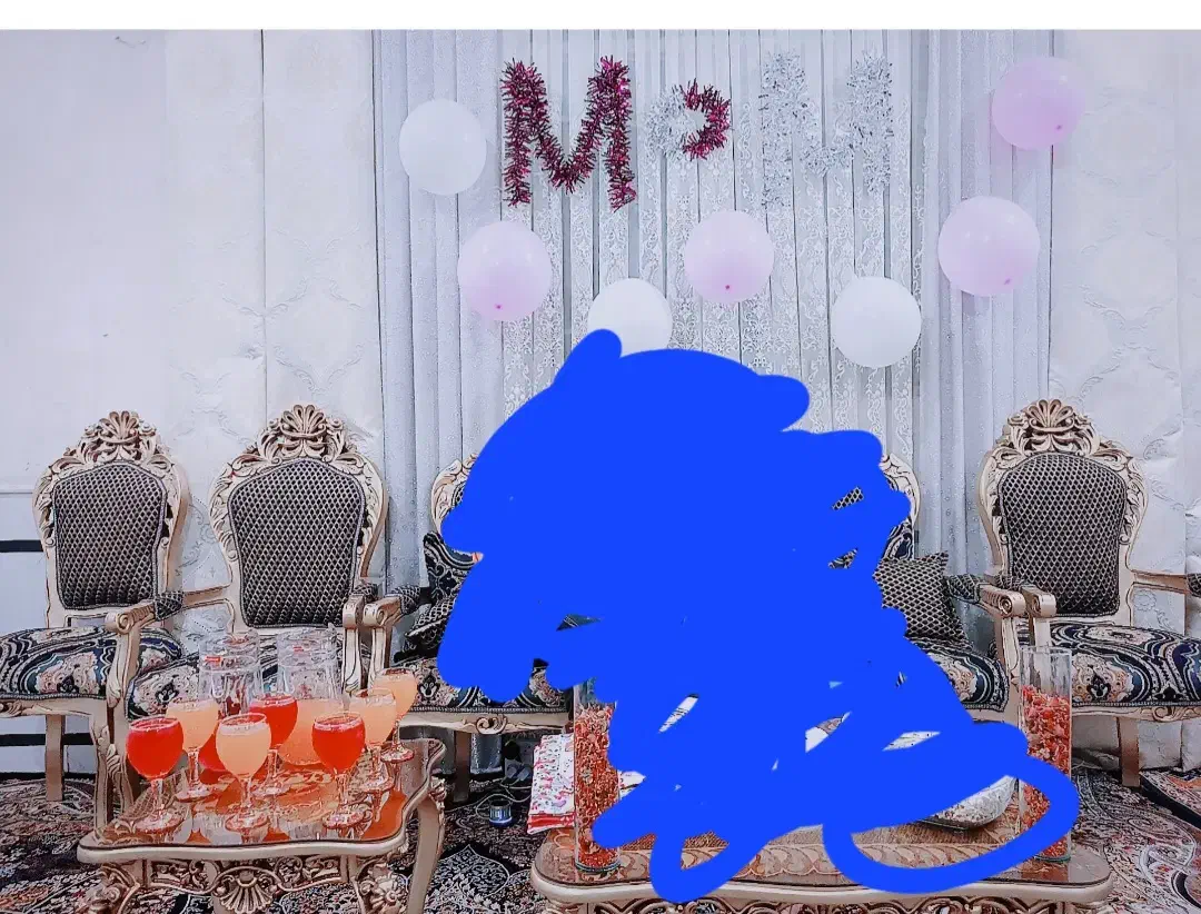 پرده پزیرایی|پرده، رانر، رومیزی|قم, شهرک امام حسین|دیوار