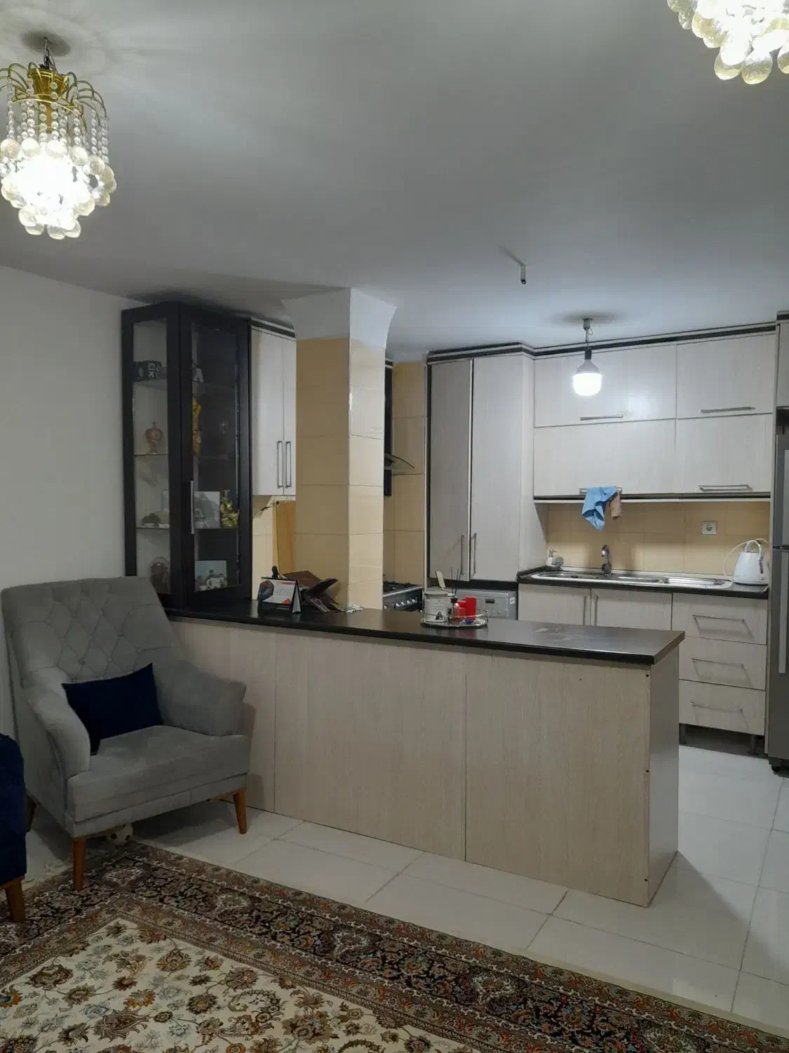 کابینت تمیز|آب‌چکان و نظم‌دهنده ظروف|بندرعباس, |دیوار