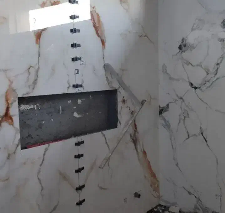 نصب اسلب پورسلان و سنگ اسلب کف و بدنه|خدمات پیشه و مهارت|شیراز, معالیآباد|دیوار